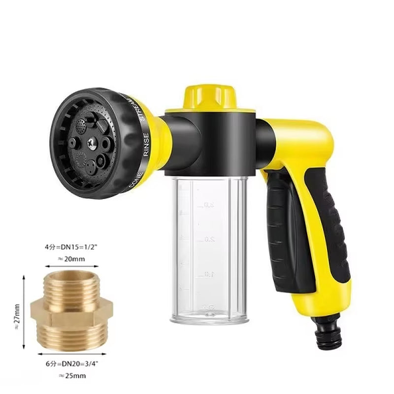 Adjustable 3-Mode Pet Shower Nozzle and Hose for Efficient Dog Bathing and Cleaning