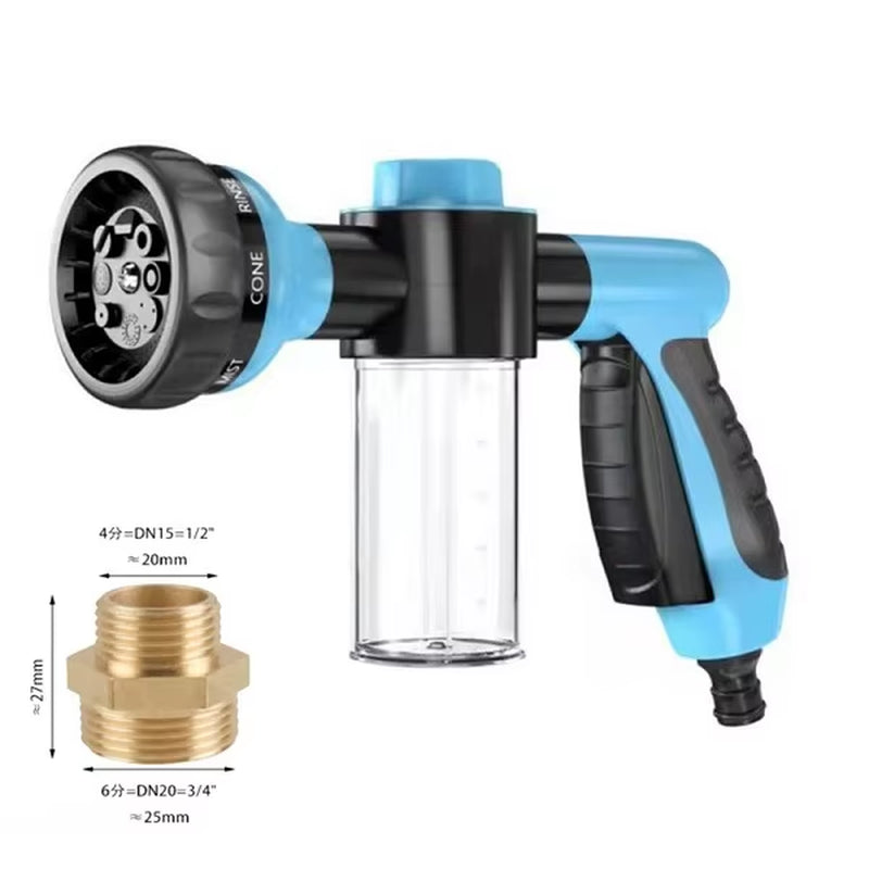 Adjustable 3-Mode Pet Shower Nozzle and Hose for Efficient Dog Bathing and Cleaning