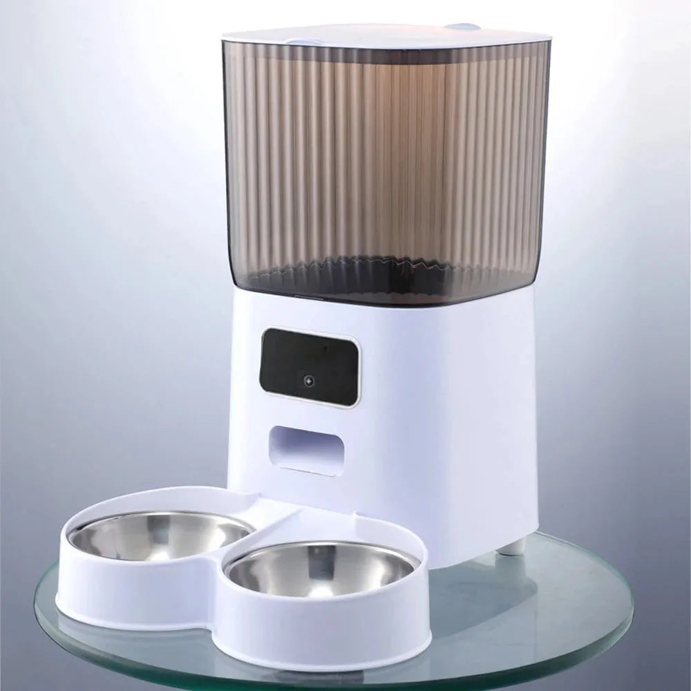 FeedView™ Smart Pet Feeder – Auto 5L Bowl + HD Camera & Voice Control