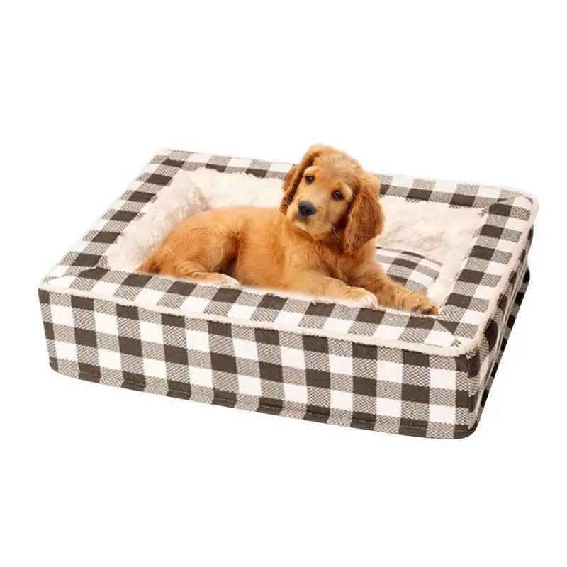 Comfortable Washable Dog Bed – Soft Couch Style Pet Furniture with Removable Cover for Small, Medium, and Large Dogs