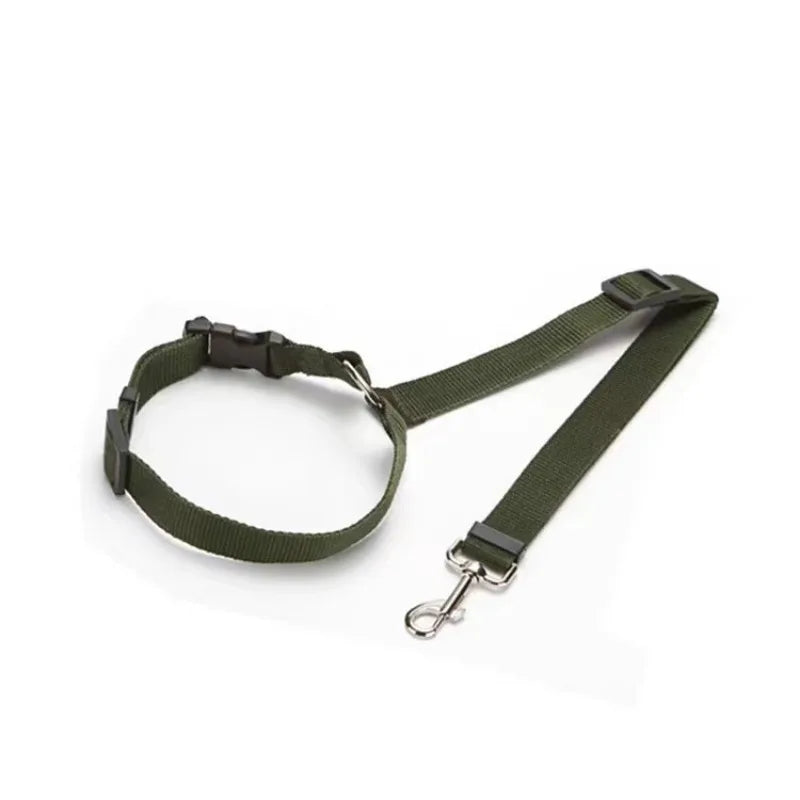Two-in-one seat belt for pets
