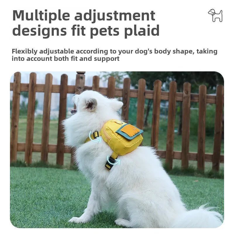 Fashion Pet Backpack β Color Contrast Travel Carrier for Small Dogs & Cats
