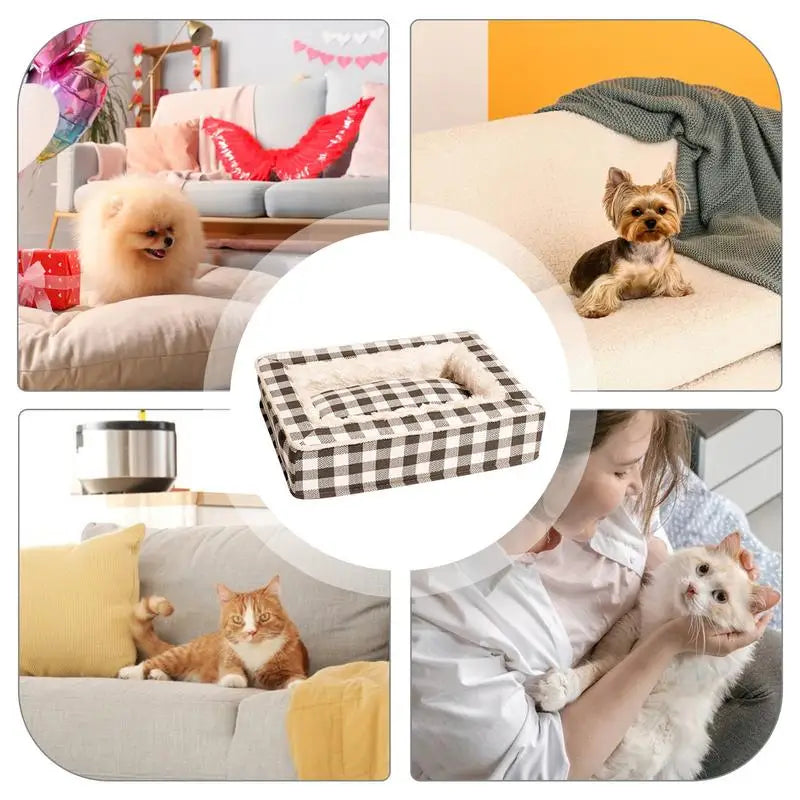 Comfortable Washable Dog Bed – Soft Couch Style Pet Furniture with Removable Cover for Small, Medium, and Large Dogs