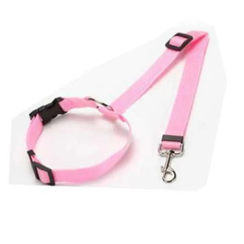 Two-in-one seat belt for pets