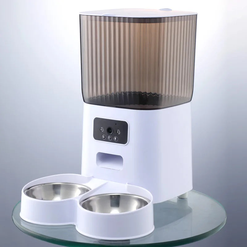 FeedView™ Smart Pet Feeder – Auto 5L Bowl + HD Camera & Voice Control