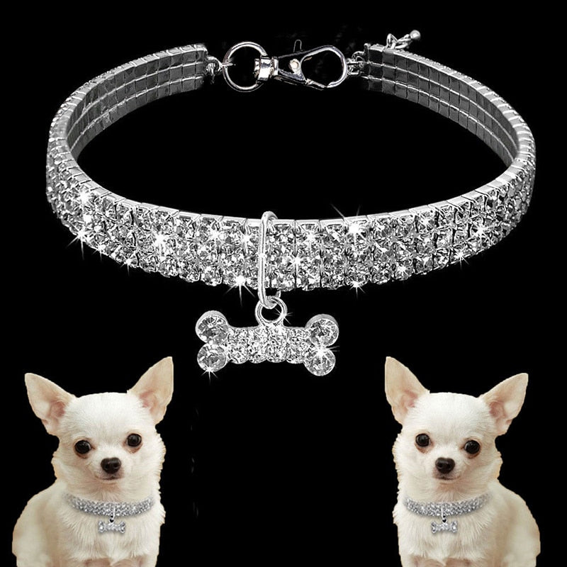Shiny Pup Bling – Sparkly Rhinestone Collar for Glam Dogs