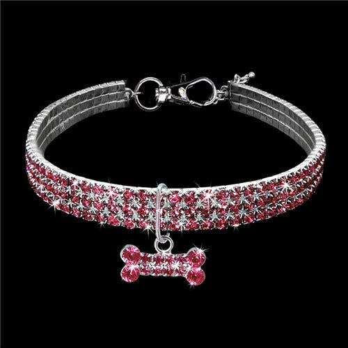 Shiny Pup Bling – Sparkly Rhinestone Collar for Glam Dogs