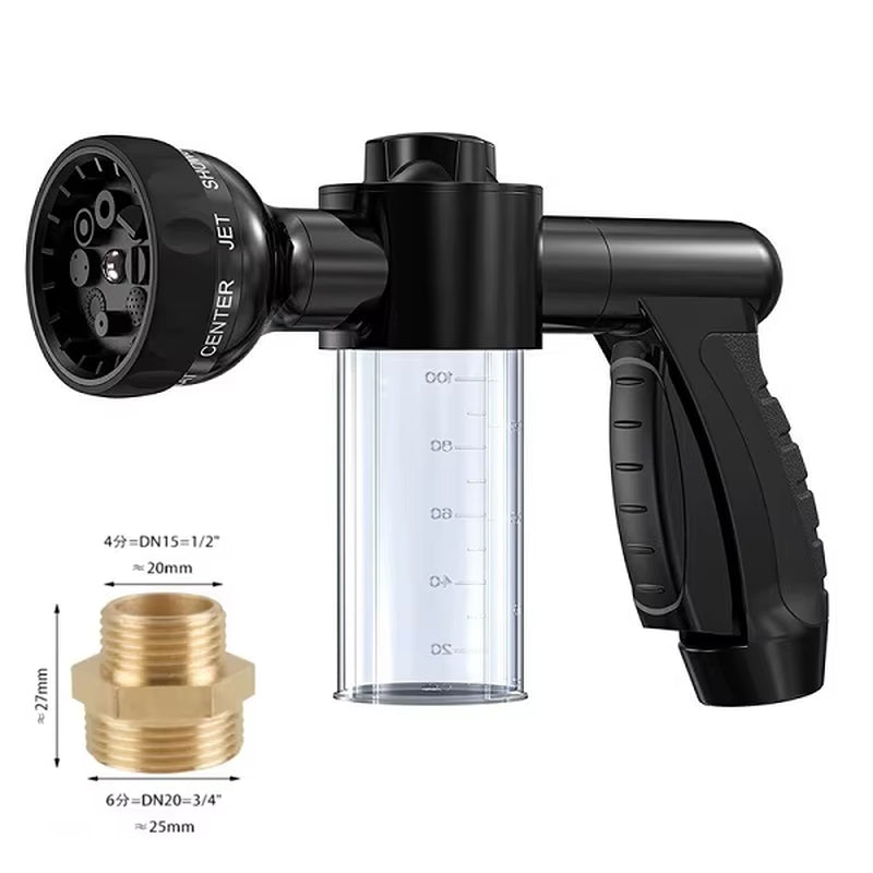 Adjustable 3-Mode Pet Shower Nozzle and Hose for Efficient Dog Bathing and Cleaning