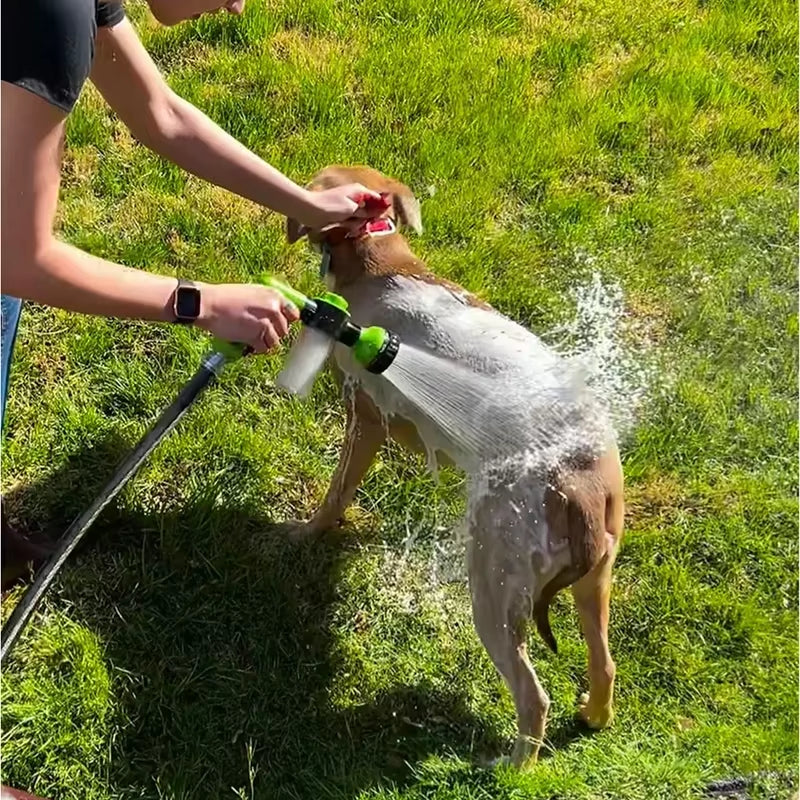 Adjustable 3-Mode Pet Shower Nozzle and Hose for Efficient Dog Bathing and Cleaning