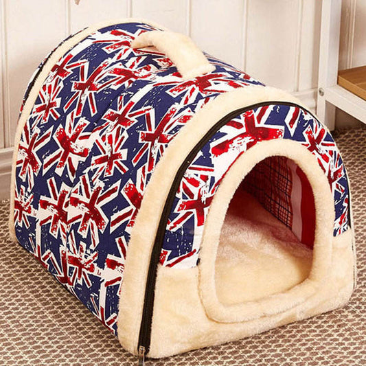 Detachable Dog Kennel & Pet Bed | Cozy Cat Kennel Pad for Autumn & Winter