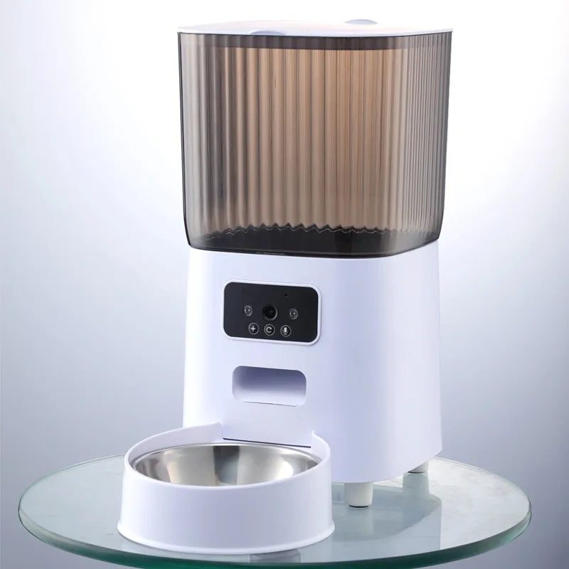 FeedView™ Smart Pet Feeder – Auto 5L Bowl + HD Camera & Voice Control