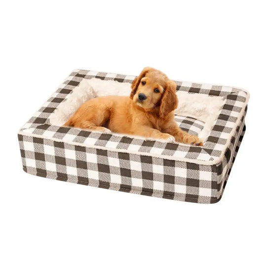 Comfortable Washable Dog Bed – Soft Couch Style Pet Furniture with Removable Cover for Small, Medium, and Large Dogs