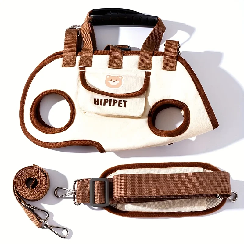 Adjustable Shoulder Pet Carrying Bag – Safe & Comfy for Daily Walks & Hiking