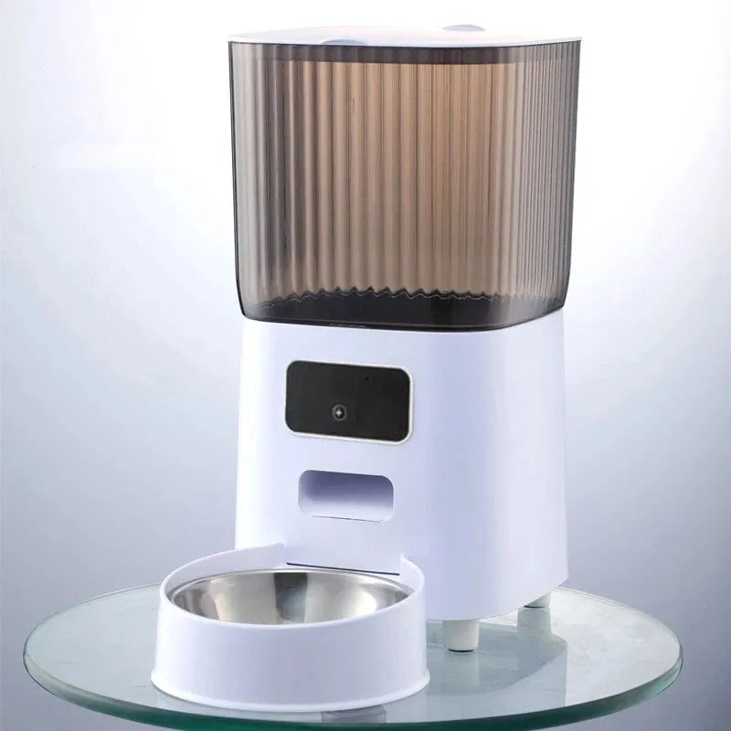 FeedView™ Smart Pet Feeder – Auto 5L Bowl + HD Camera & Voice Control