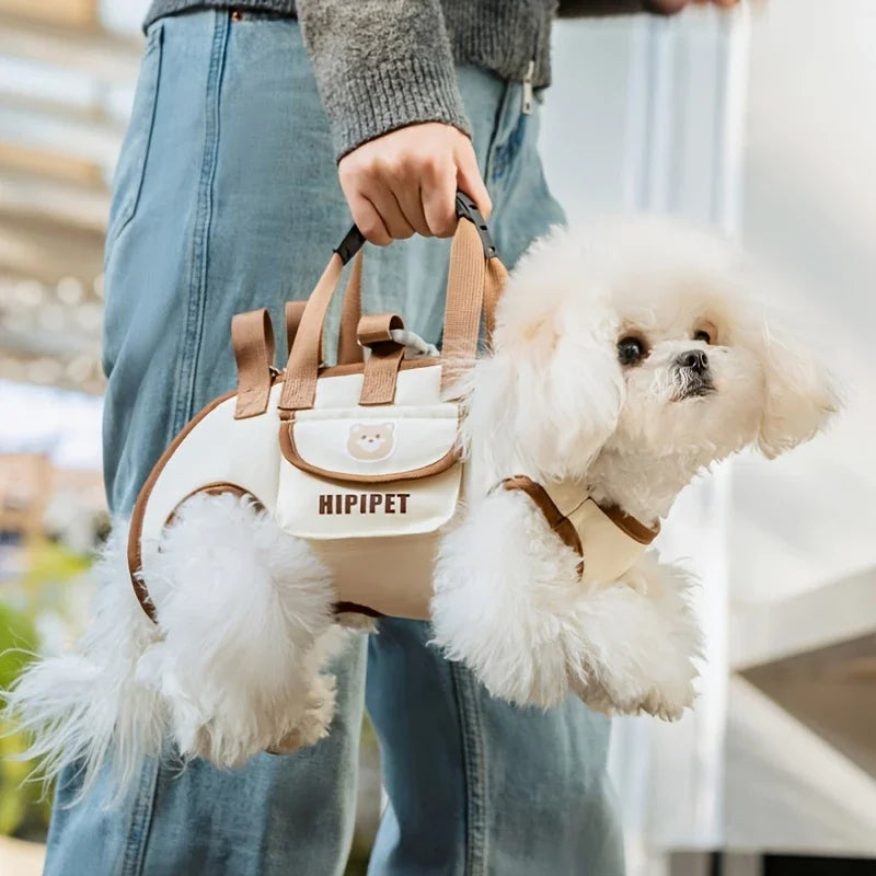 Adjustable Shoulder Pet Carrying Bag – Safe & Comfy for Daily Walks & Hiking