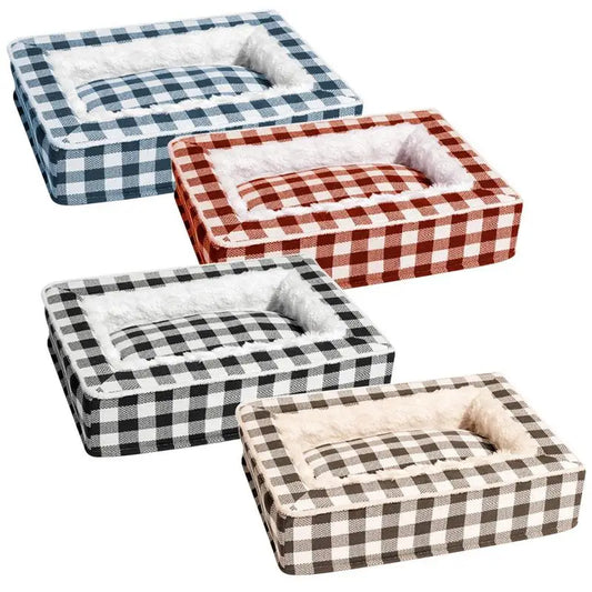 Comfortable Washable Dog Bed – Soft Couch Style Pet Furniture with Removable Cover for Small, Medium, and Large Dogs