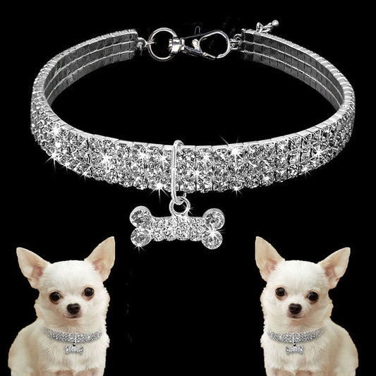 Shiny Pup Bling – Sparkly Rhinestone Collar for Glam Dogs